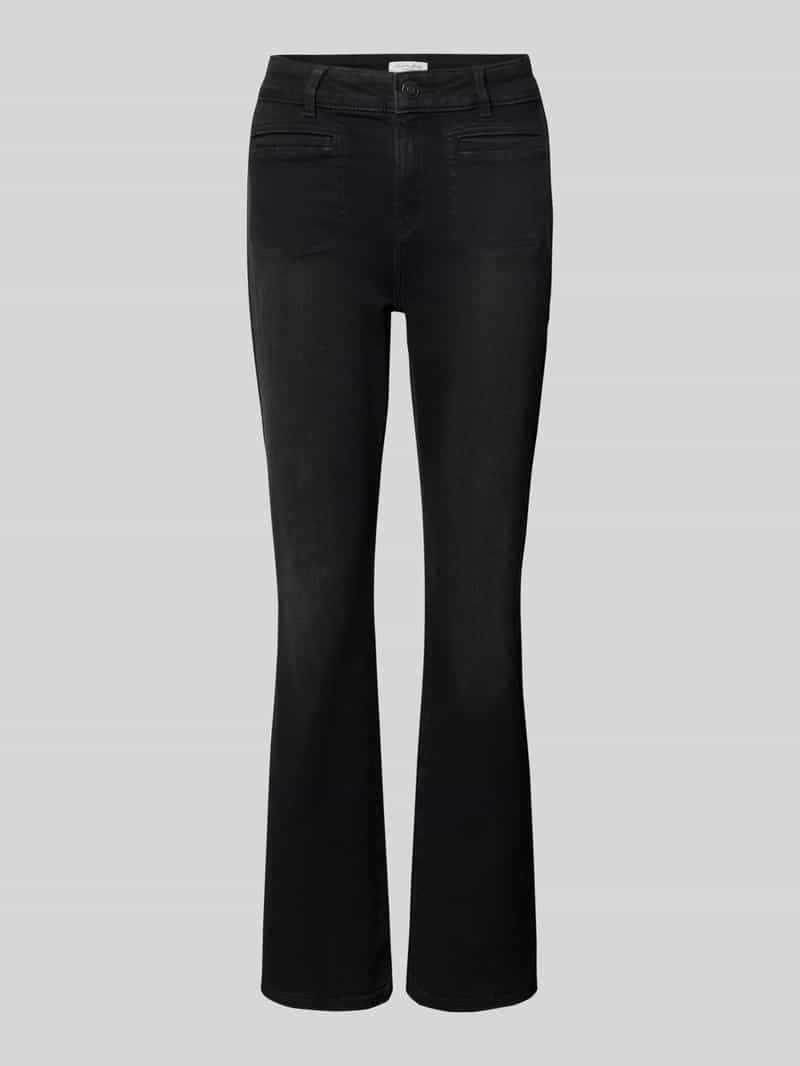 Christian Berg Woman Bootcut fit jeans met riemlussen