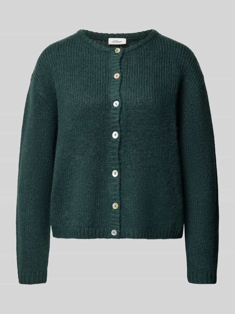 s.Oliver RED LABEL Regular fit gebreid jack van alpaca