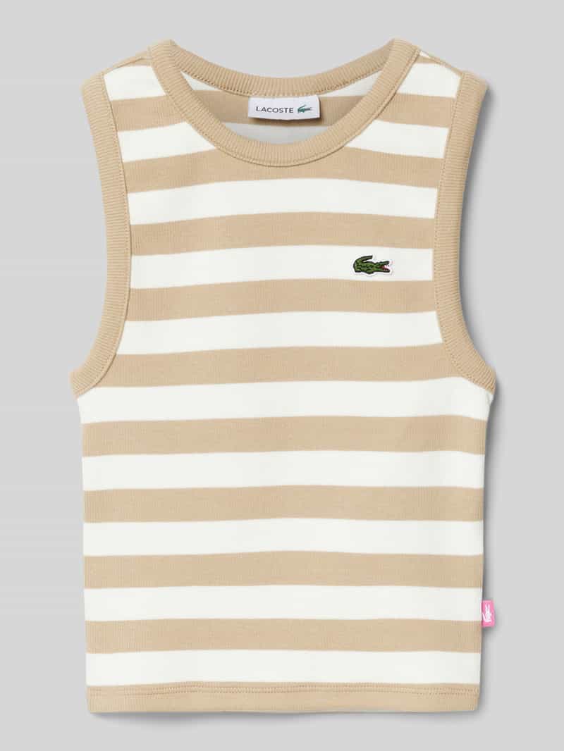 Lacoste Tanktop met logobadge