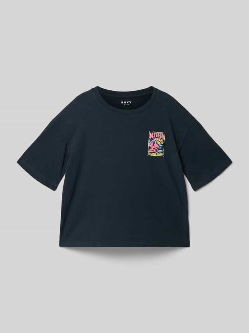 Roxy T-shirt met labelprint