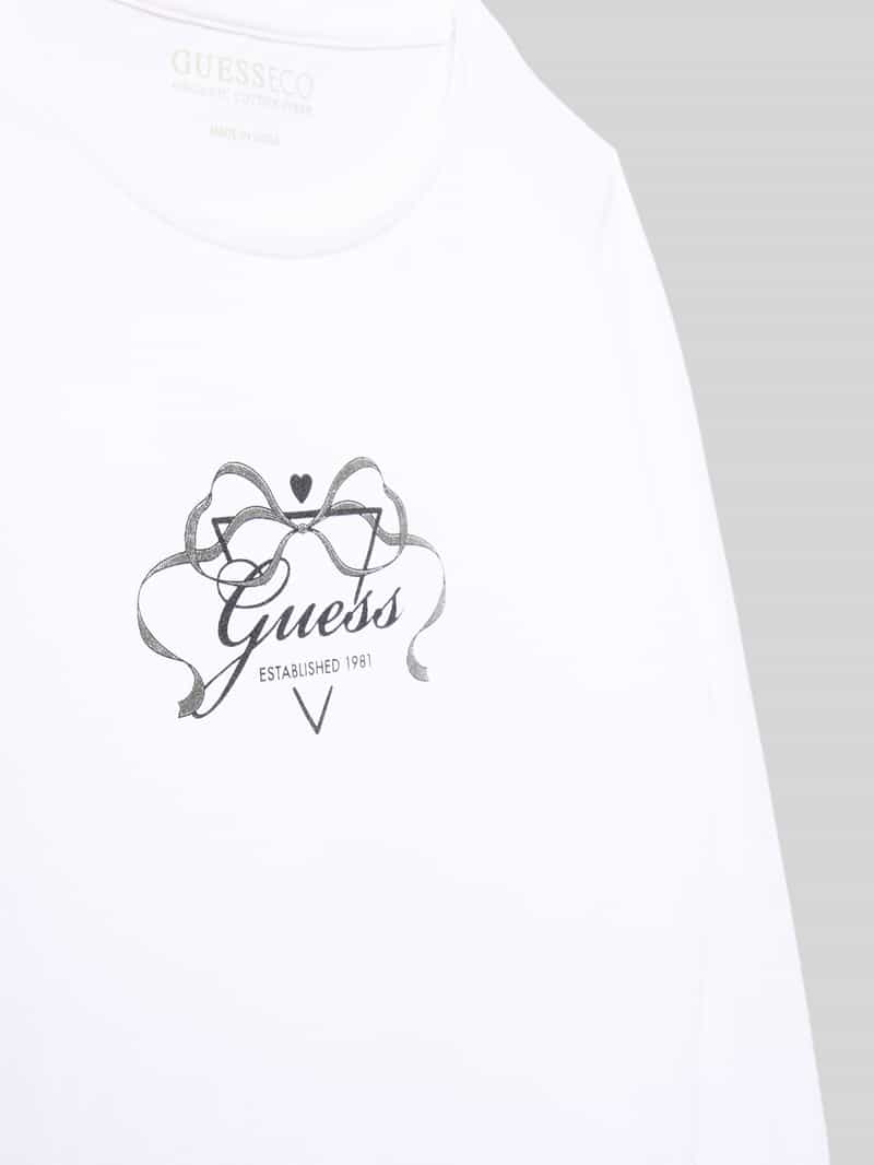 Guess Shirt met lange mouwen en labelprint