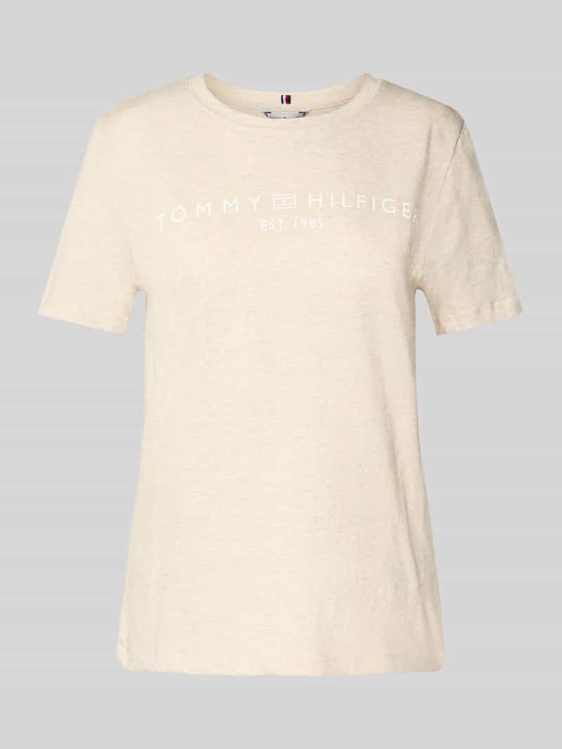 Tommy Hilfiger Regular fit T-shirt van puur katoen