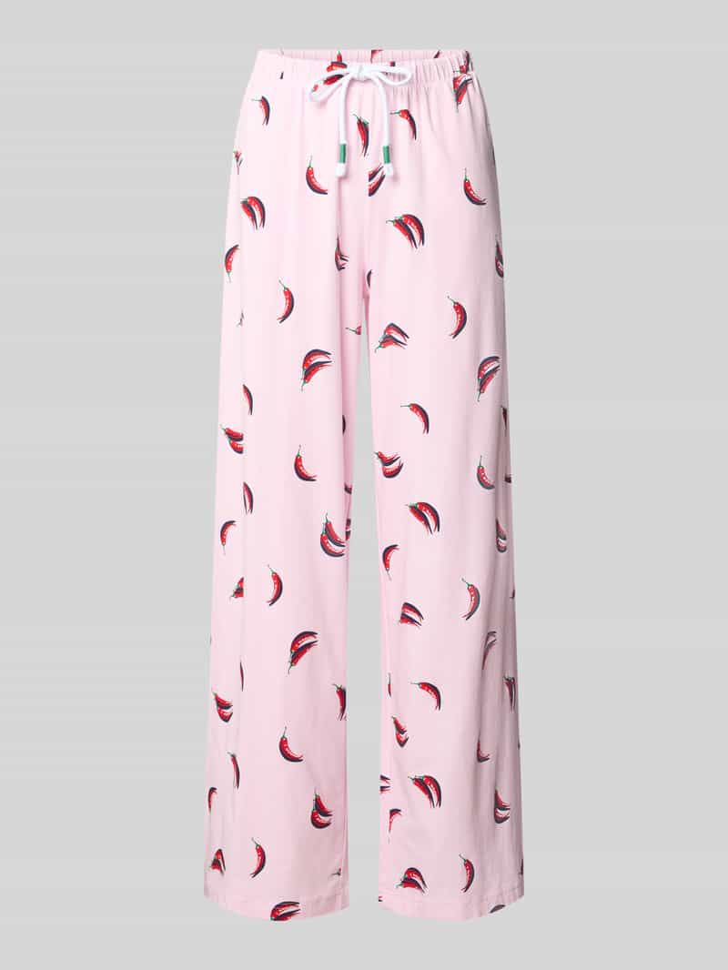 Mey wide fit pyjamabroek van katoenmix