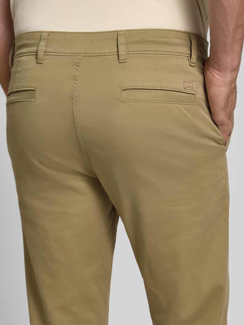 Boss Orange Regular fit chino van katoenmix