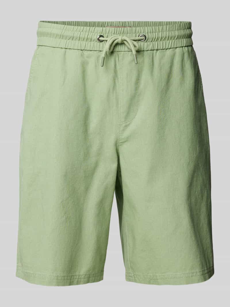 Blend Regular fit sweatshorts van linnenmix model 'BAY'