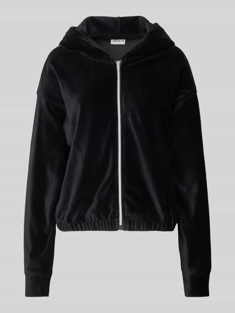 Jake*s Casual Oversized sweatjack met capuchon