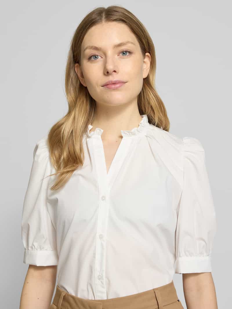 Christian Berg Woman Selection Regular fit blouse met pofmouwen