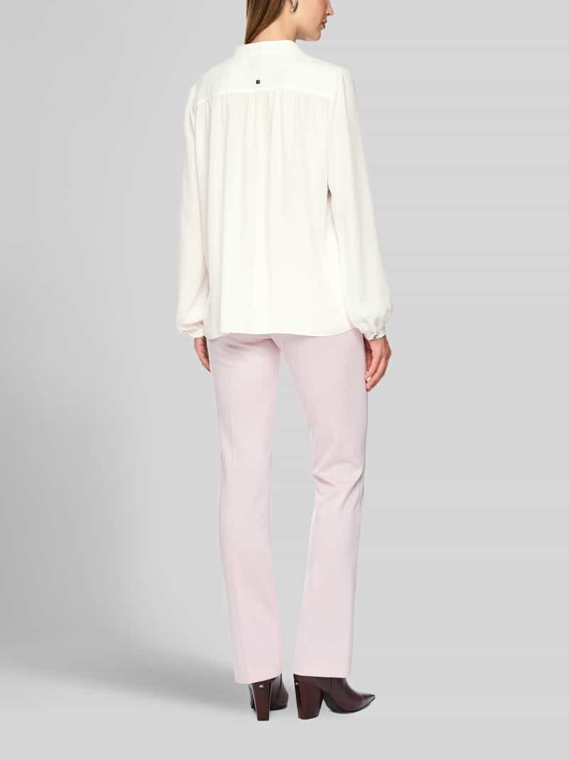 Marc Cain blouse met lange mouwen met tuniekhals