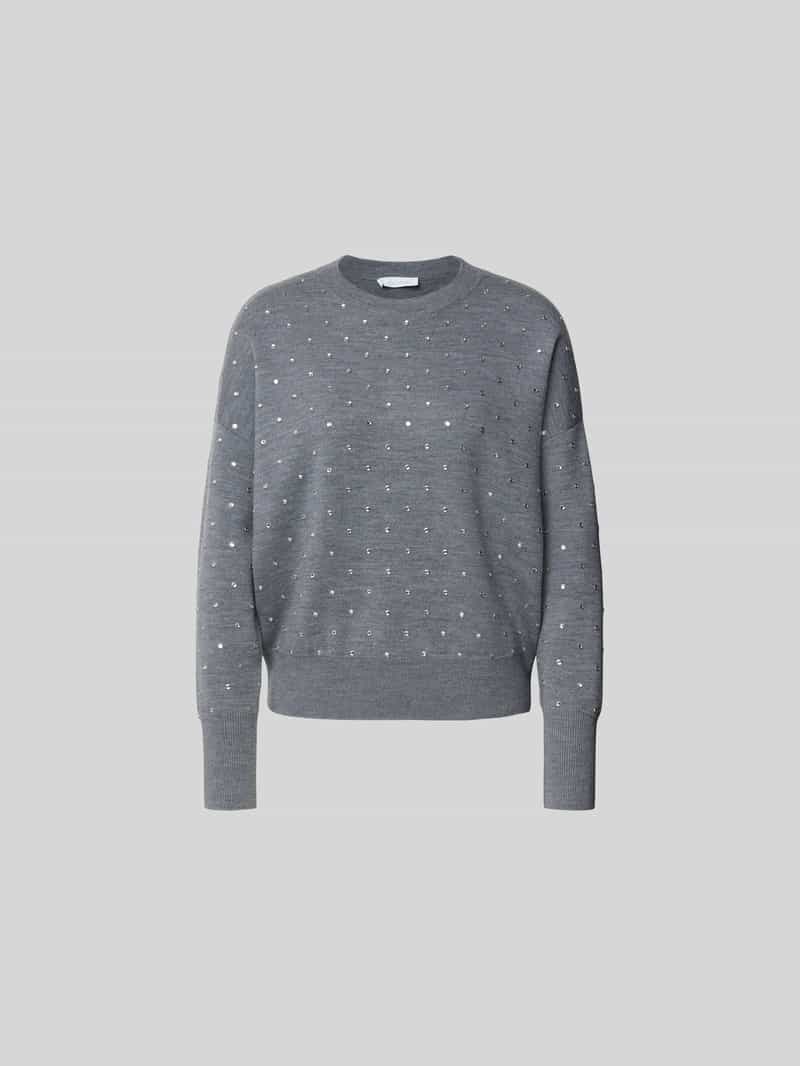 Pullover met strassteentjes