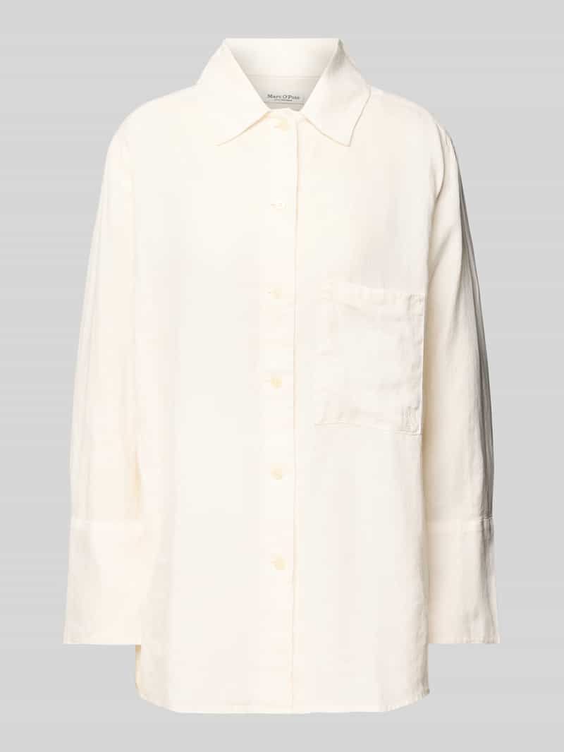 Marc O'Polo Relaxed FIT linnen blouse van lichtgewicht materiaal
