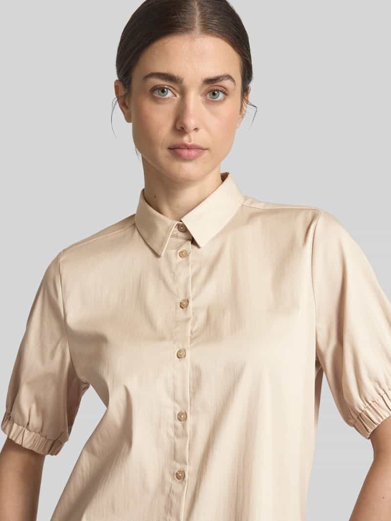 milano italy Regular fit overhemdblosue met 1 2-mouwen