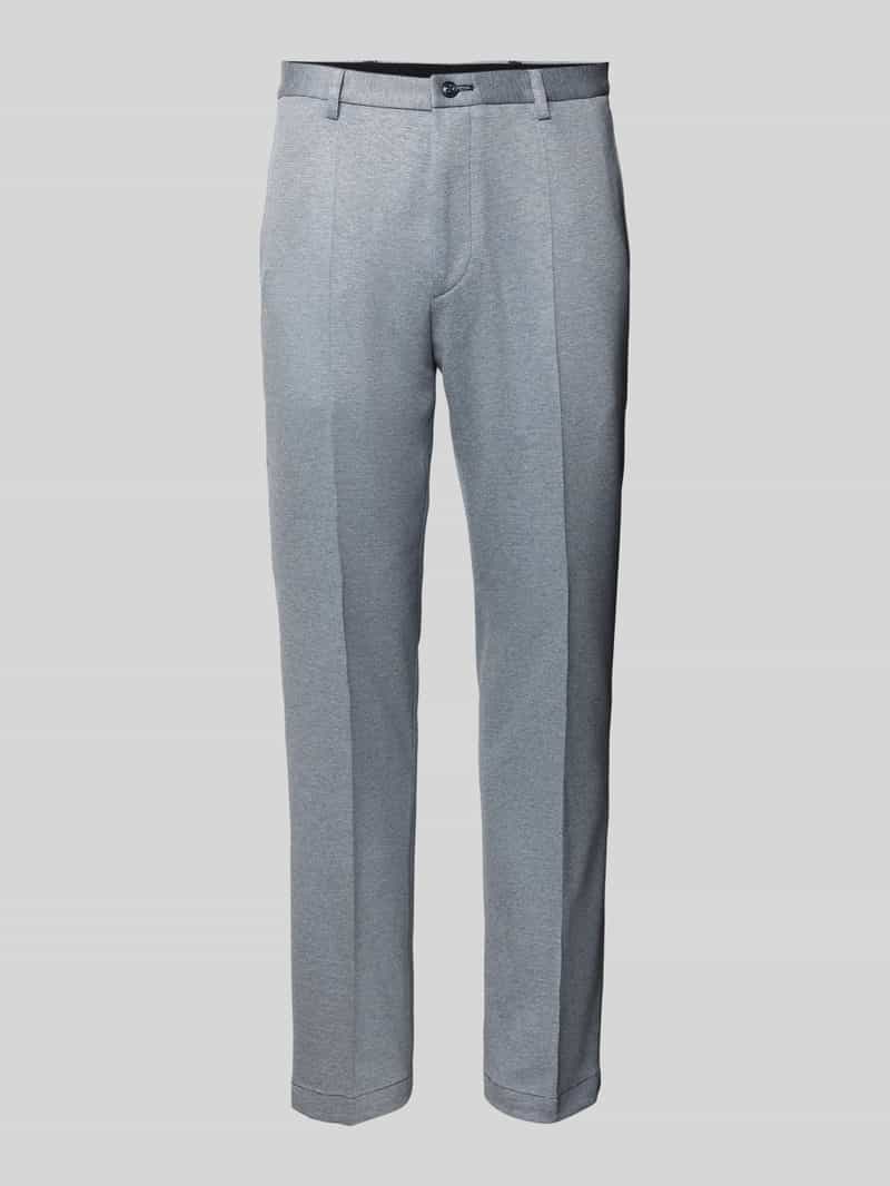 Roy Robson Slim fit pantalon met structuurmotief