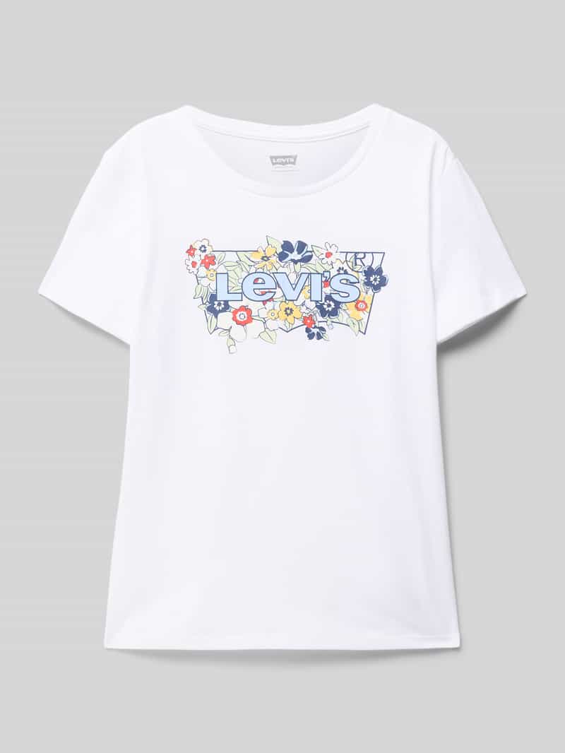 Levi s Kids T-shirt met labelprint