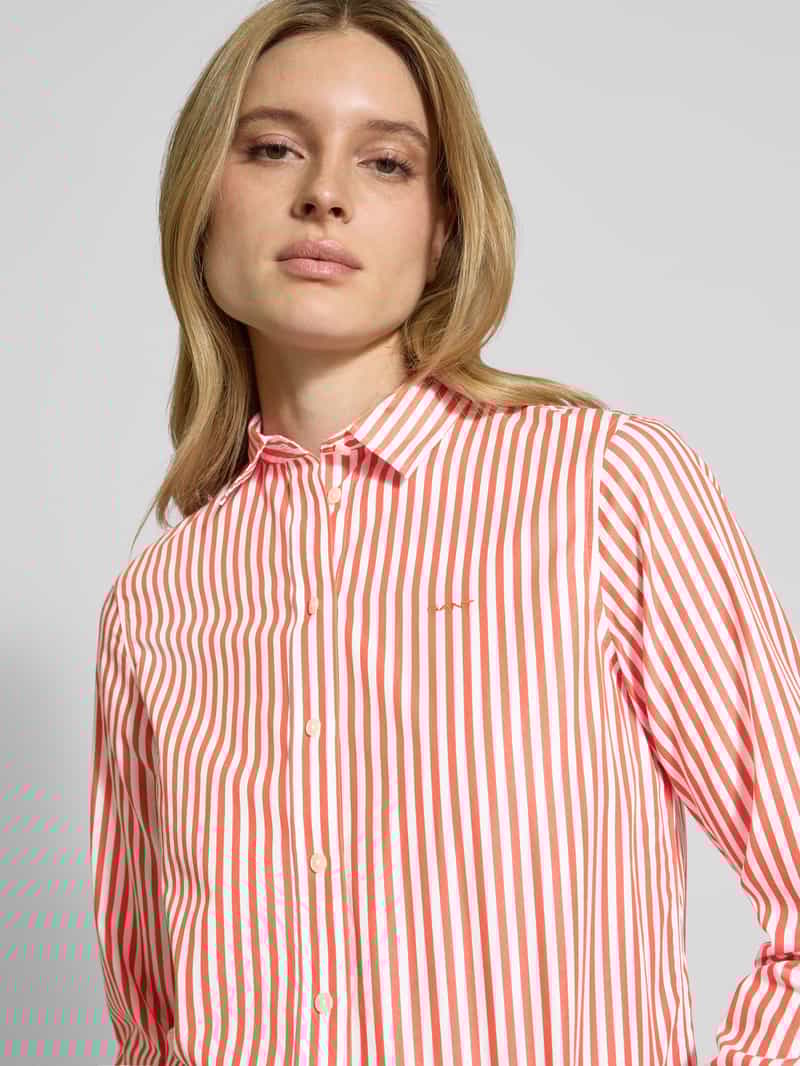 Gant Overhemdblouse met labelstitching