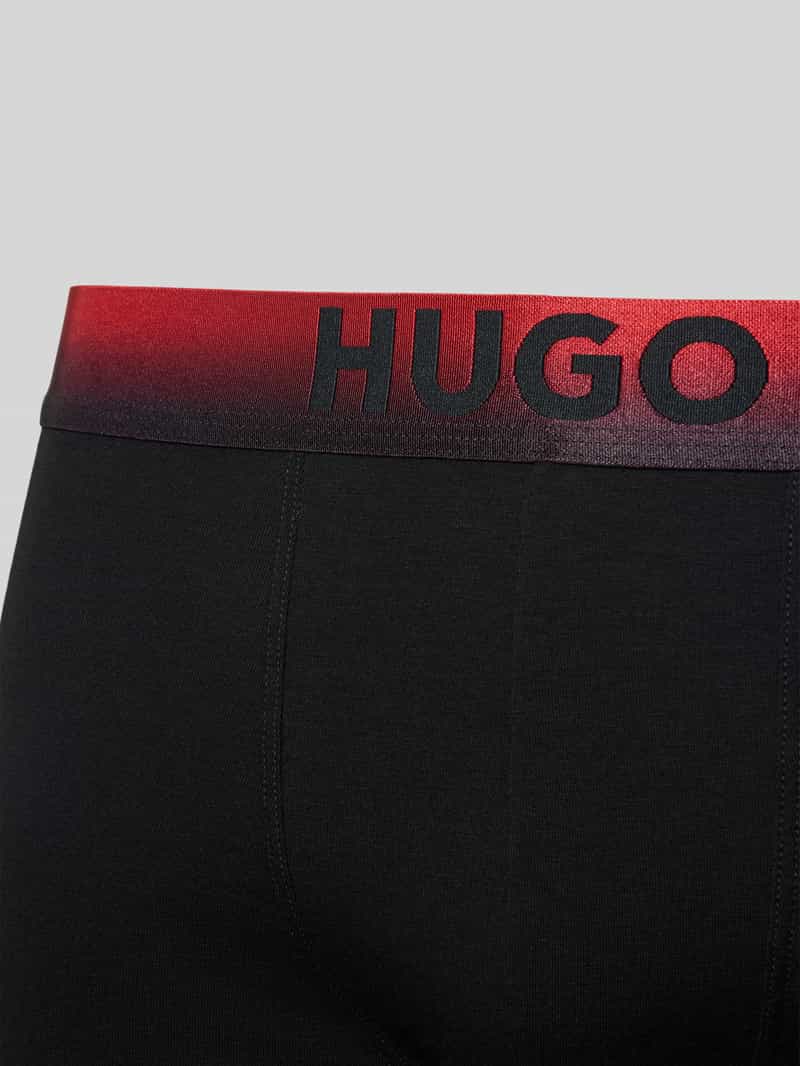 HUGO Slim fit boxershort van katoenmix in een set van 3 stuks