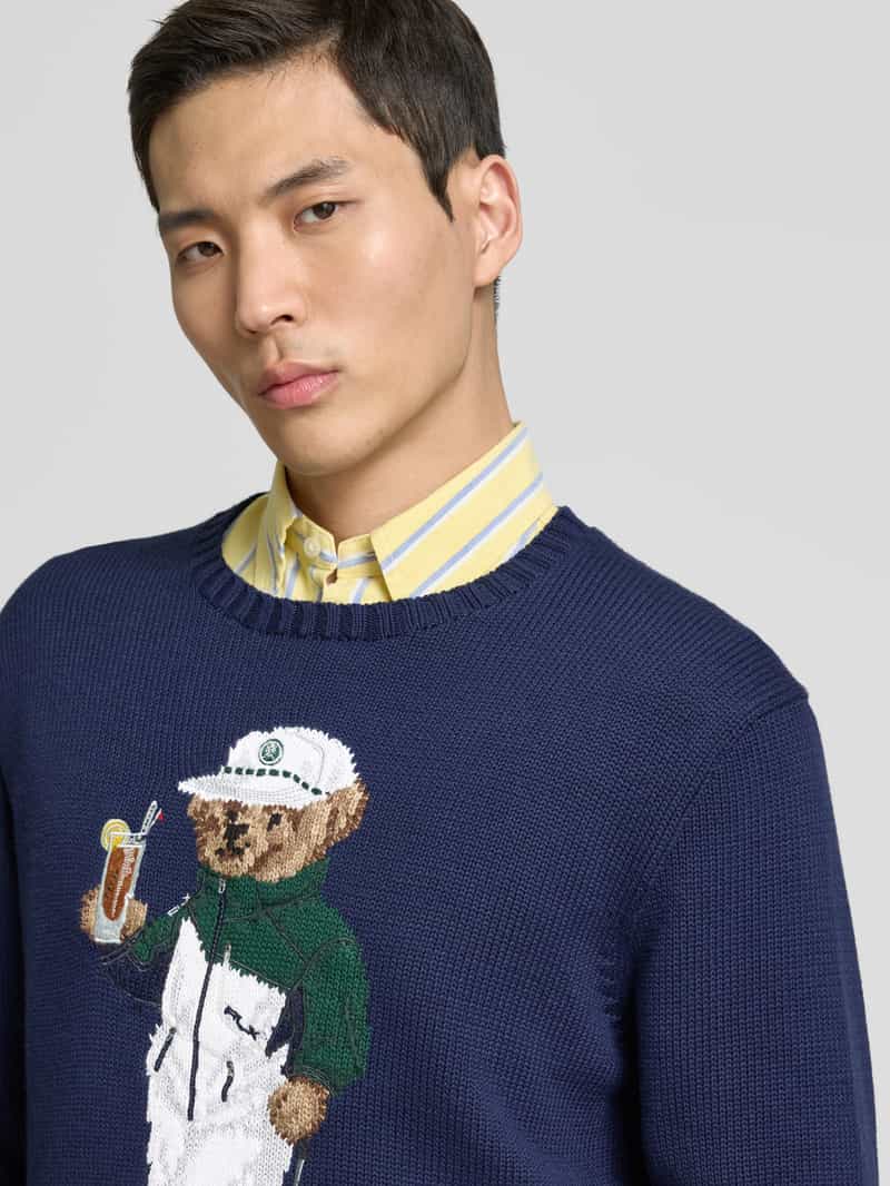 Polo Ralph Lauren Gebreide pullover met motiefstitching