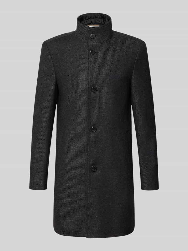 Boss Regular fit lange jas van wolmix model 'H-HYDE'
