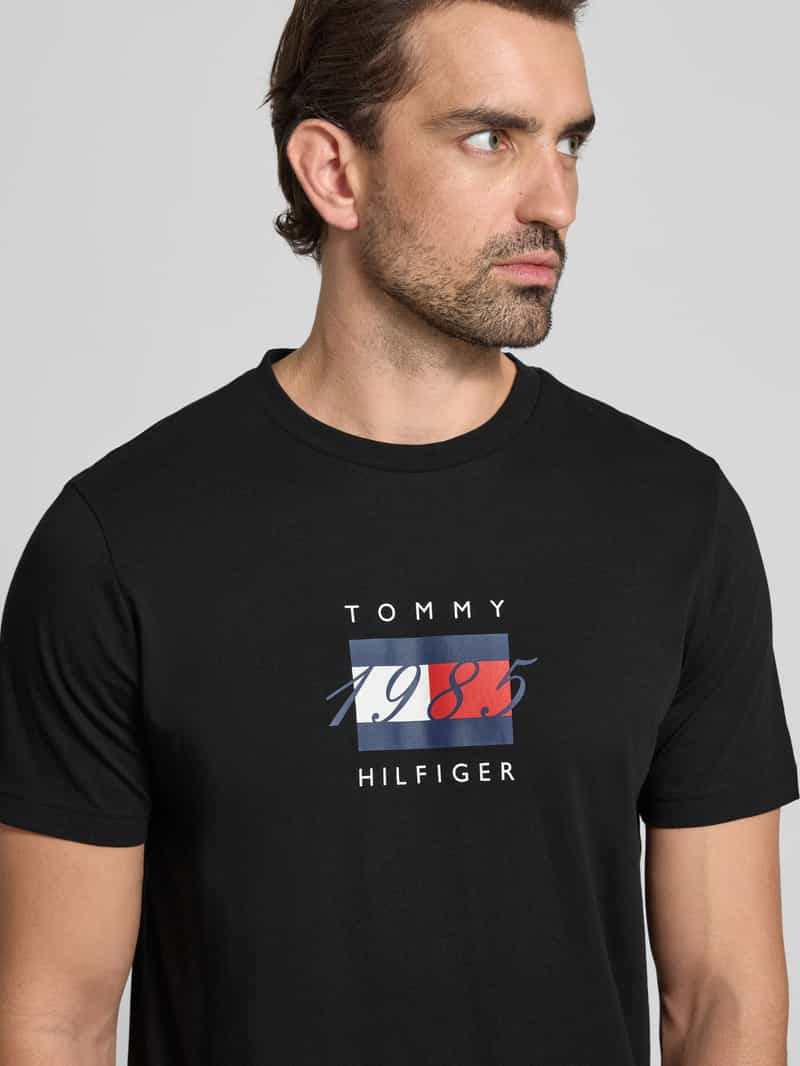 Tommy Hilfiger Regular fit T-shirt van puur katoen