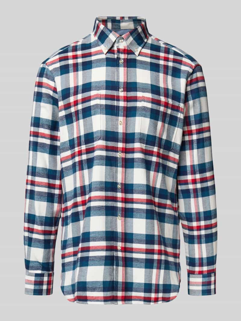 Christian Berg Men Regular fit vrijetijdsoverhemd met button-downkraag