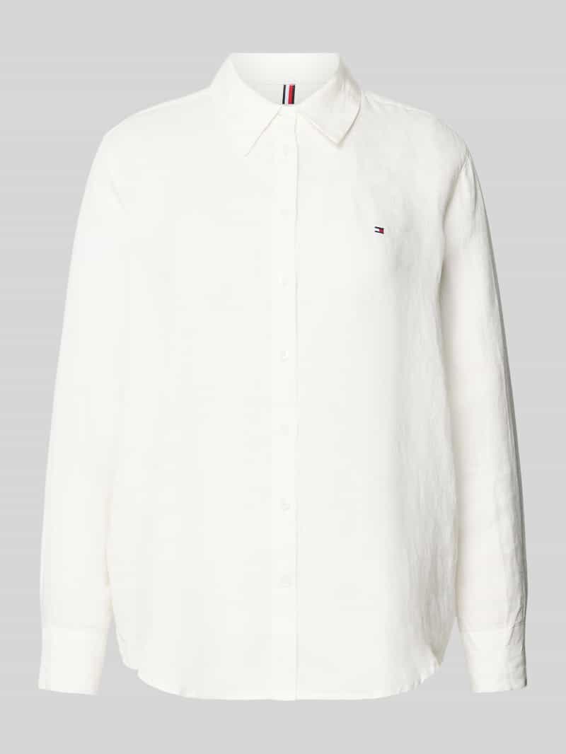 Tommy Hilfiger Overhemdblouse met labelstitching