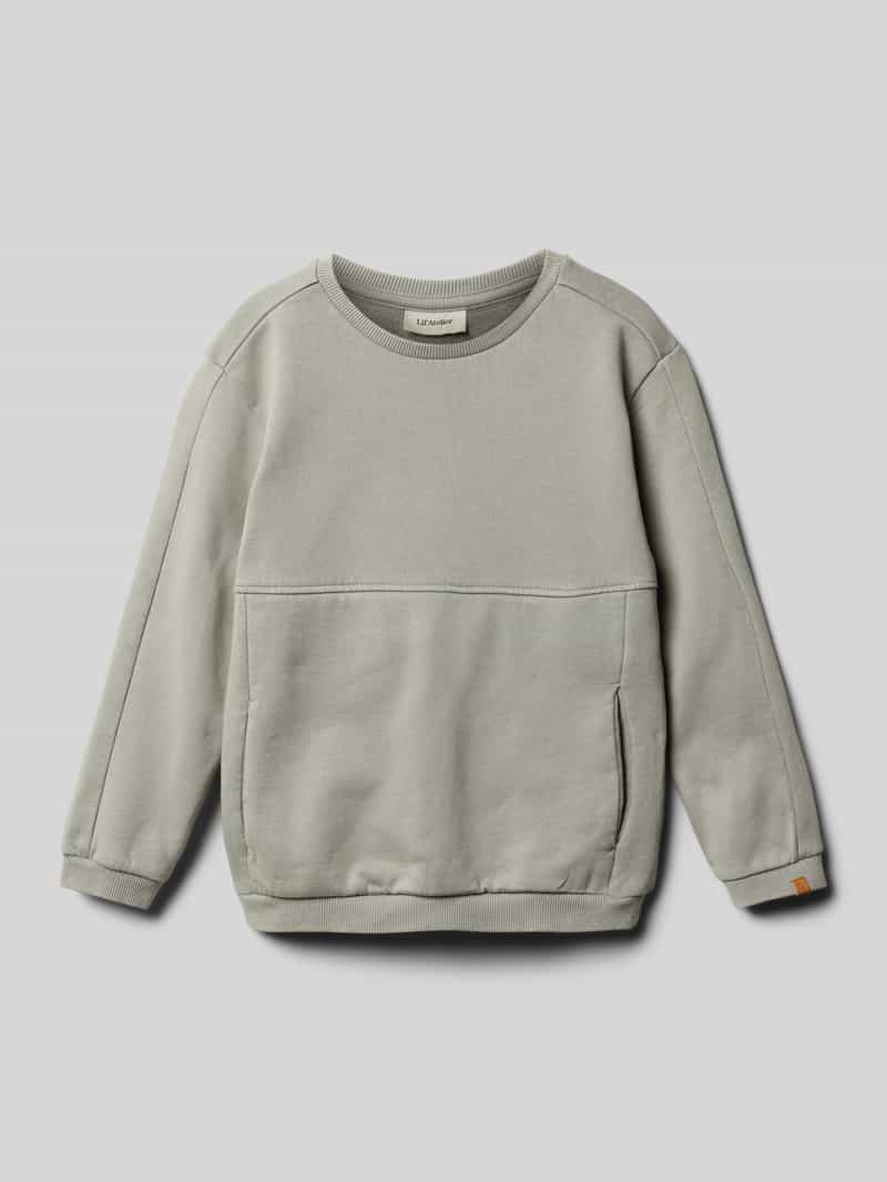 Lil Atelier Sweatshirt met labeldetail model 'NALF'