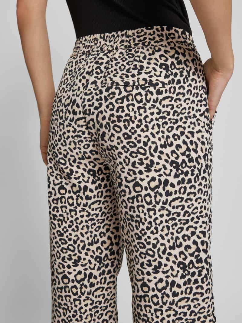 MAC Regular fit broek met elastische band model 'Chiara'