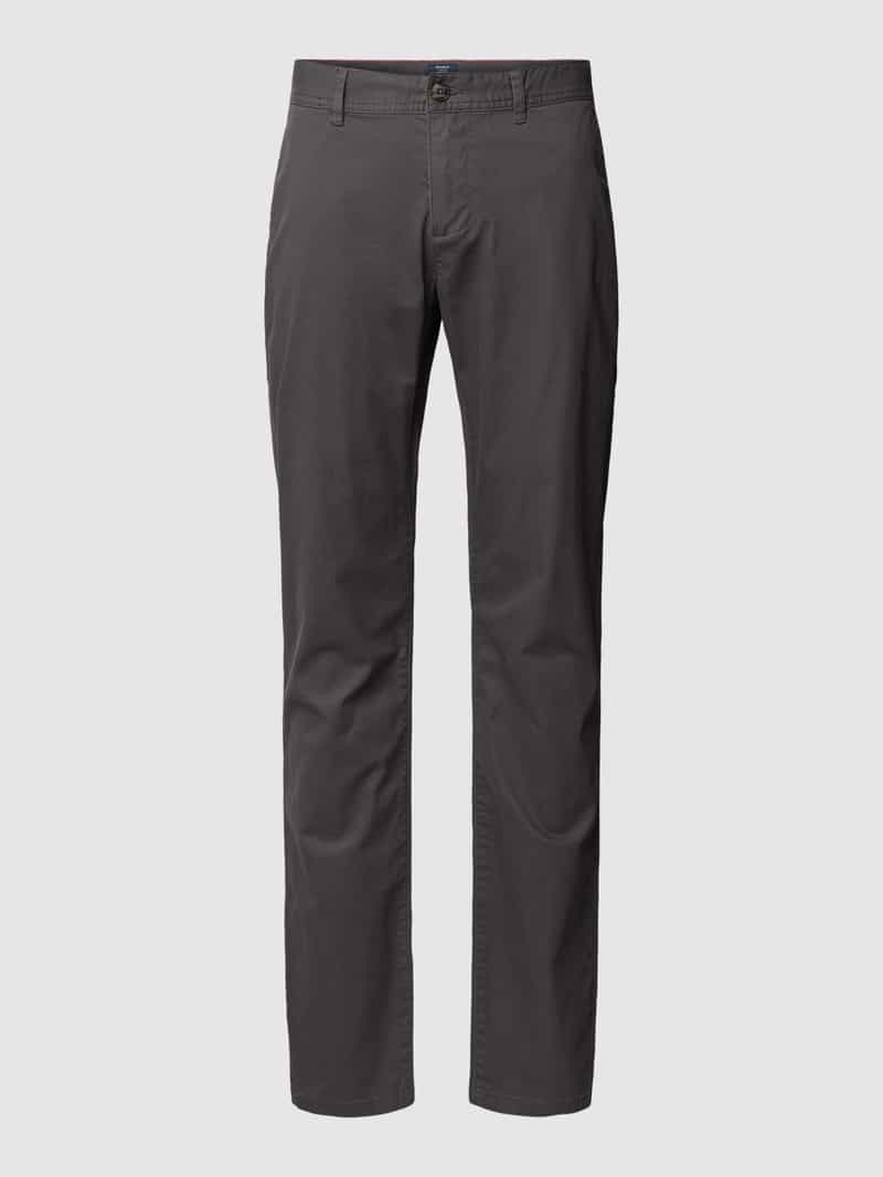 Stoffen slim fit broek met structuurpatroon MCNEAL
