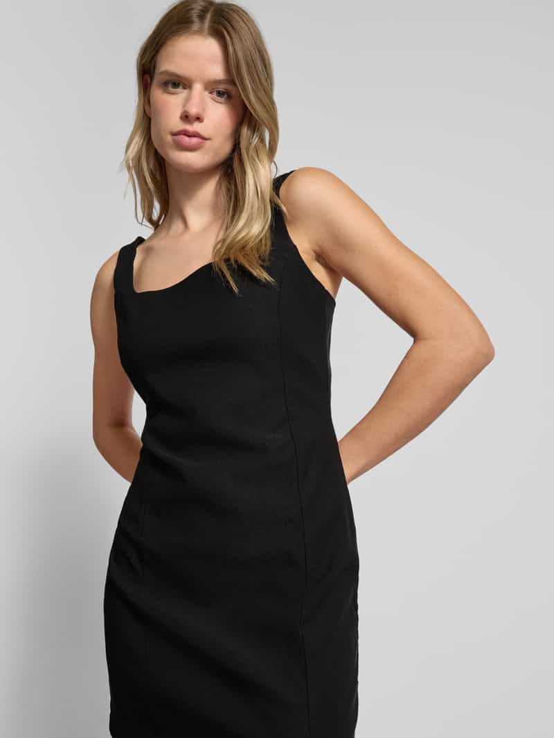 Review Mini-jurk met vierkante hals