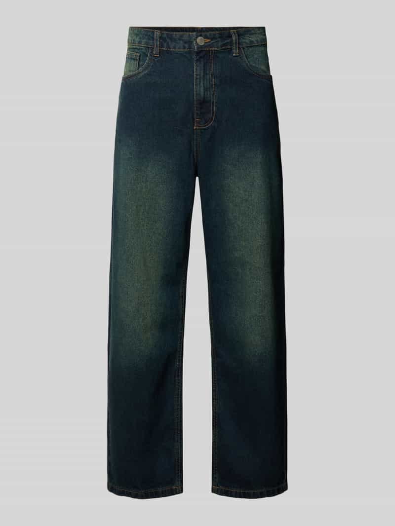 PROHIBITED Wide fit jeans met steekzakken model 'Haven'
