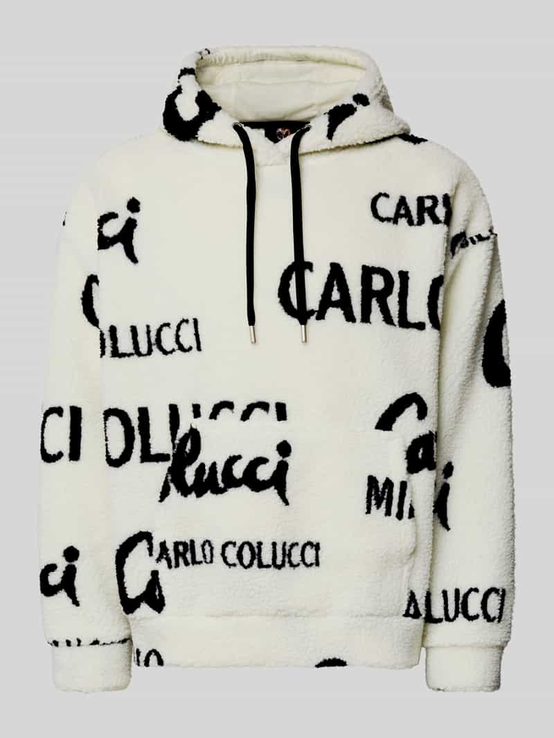 carlo colucci Oversized hoodie met kangoeroezak