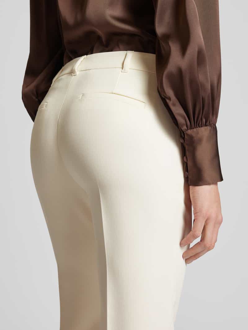 MAX&Co. Straight leg pantalon met persplooien model 'REIMS'