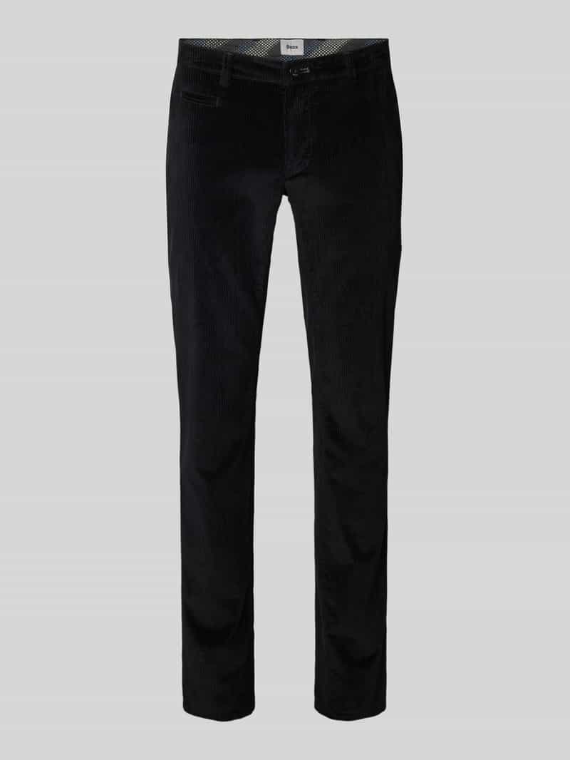 BRAX Slim fit corduroy broek met achterzakken model 'Fabio'