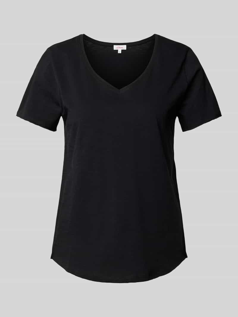 s.Oliver RED LABEL T-shirt met V-hals