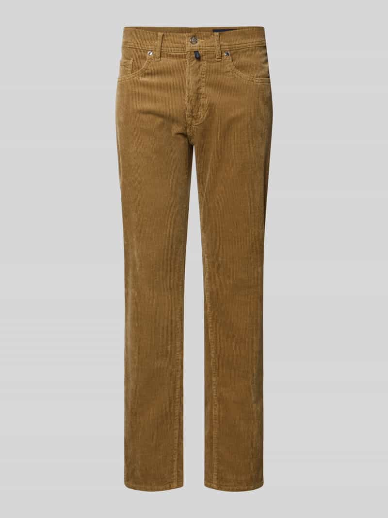 Pierre Cardin Slim fit corduroy broek model 'Laval'