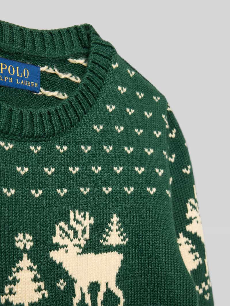 Polo Ralph Lauren Kids Gebreide pullover met ronde hals