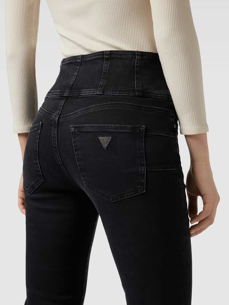 Guess High waist jeans met brede band