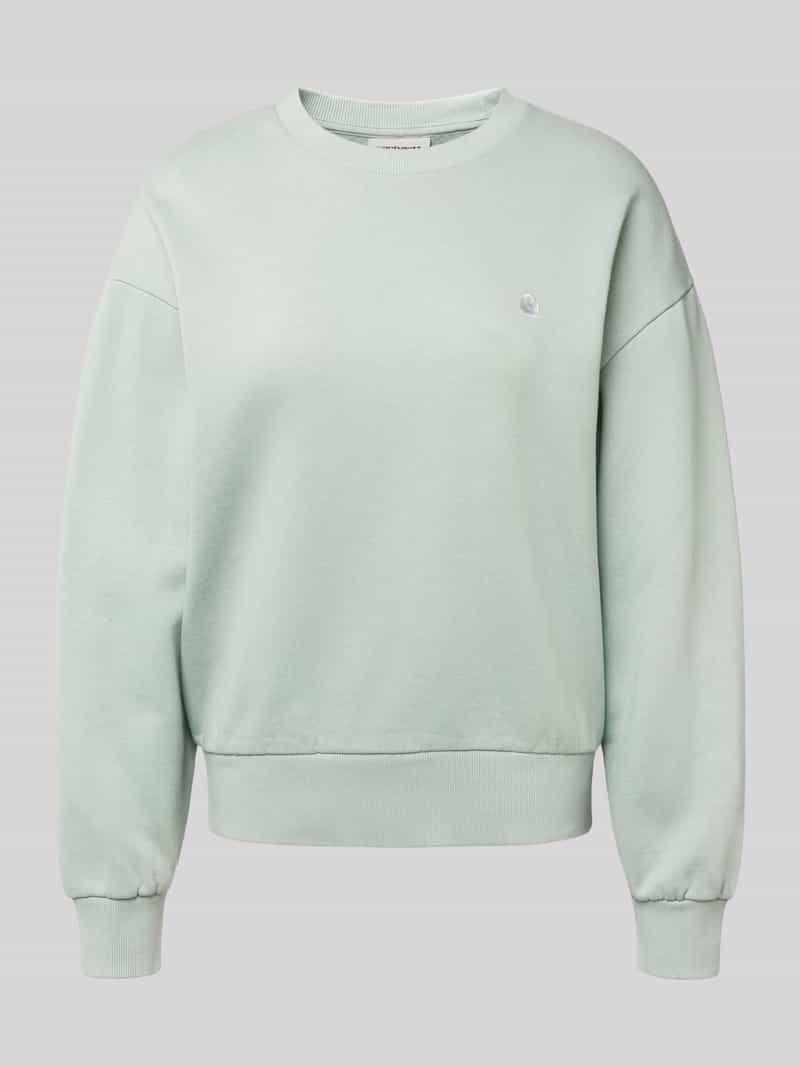 Carhartt Work In Progress Sweatshirt met logostitching model 'CASEY'