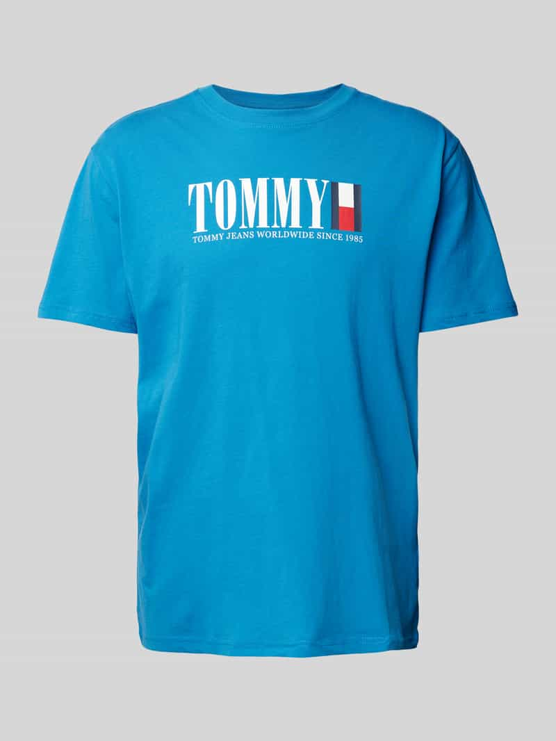 Tommy Jeans T-shirt met labelprint