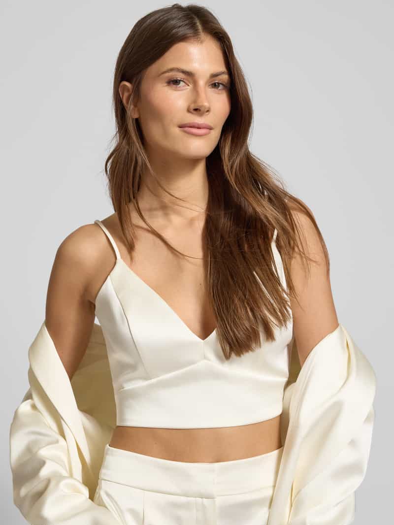 Jake*s Cocktail Slim fit blousetop met V-hals