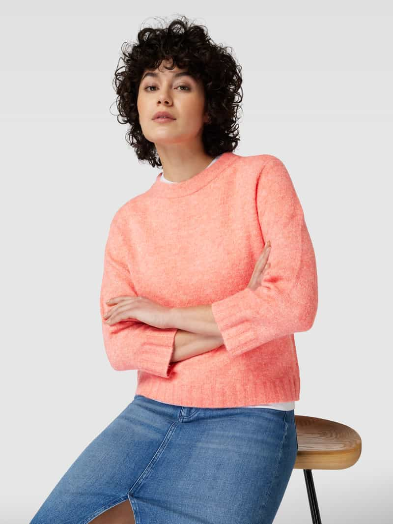 Opus Gebreide pullover met ribboorden model 'Putzi'