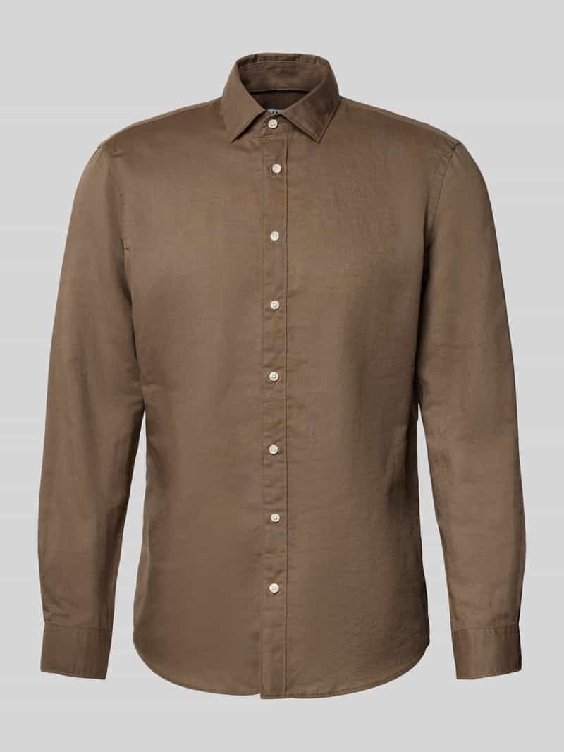 Regular fit Vrijetijdsoverhemd van Linnenmix