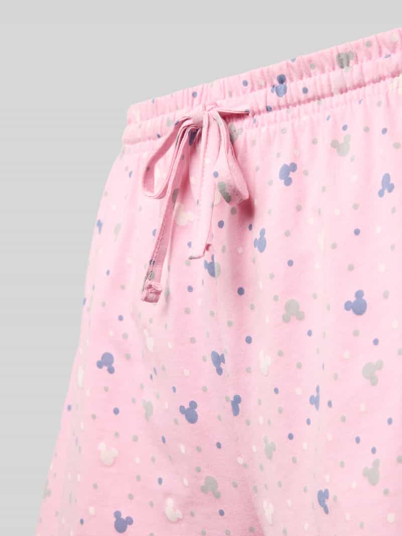 Jake*s Casual Relaxed fit korte pyjamabroek met tunnelkoord