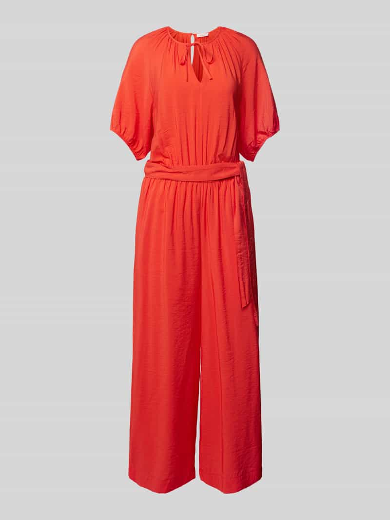 s.Oliver RED LABEL Jumpsuit met strikceintuur