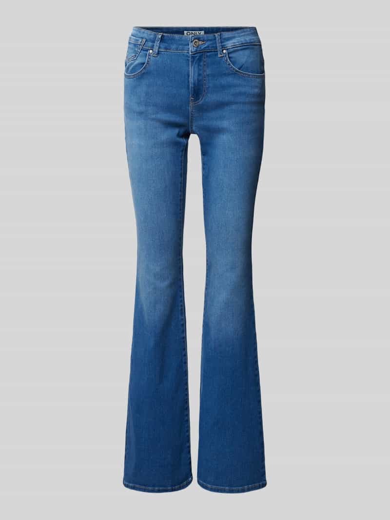 Only Regular fit bootcut jeans van katoenmix model 'REESE'