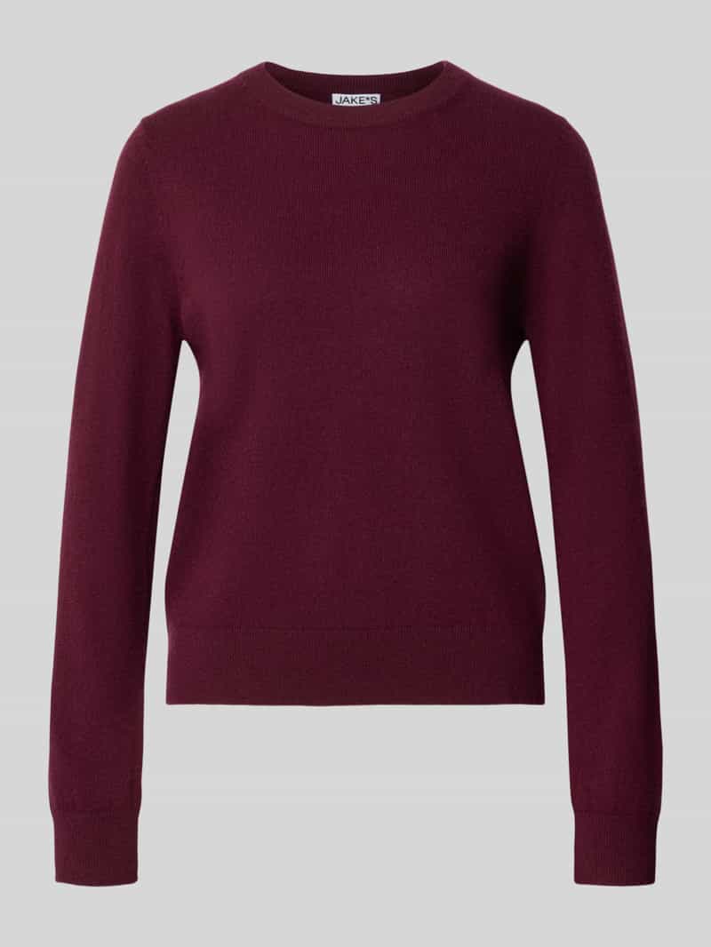 Jake*s Casual Regular fit pullover van puur kasjmier