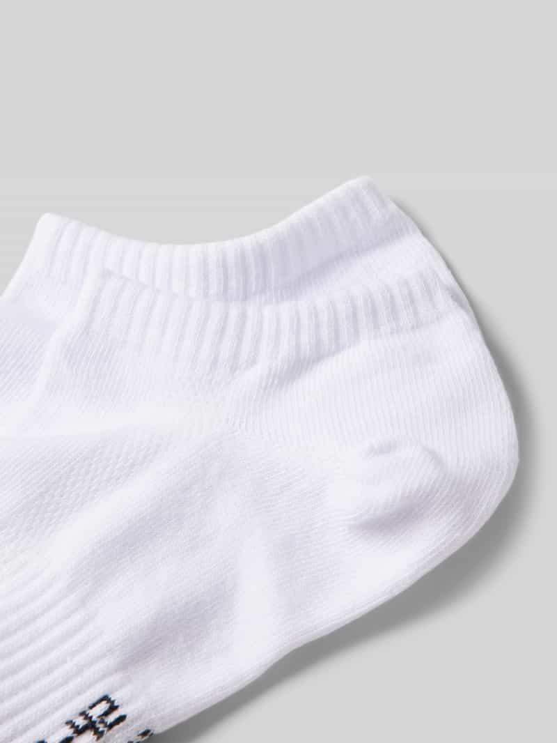 Snocks Sneakersokken met elastische ribboordjes in een set van 2 paar