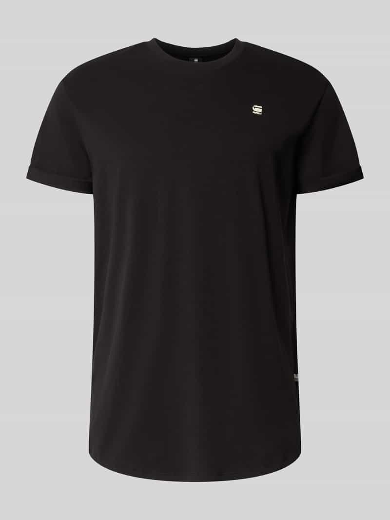 T-shirt met labeldetail