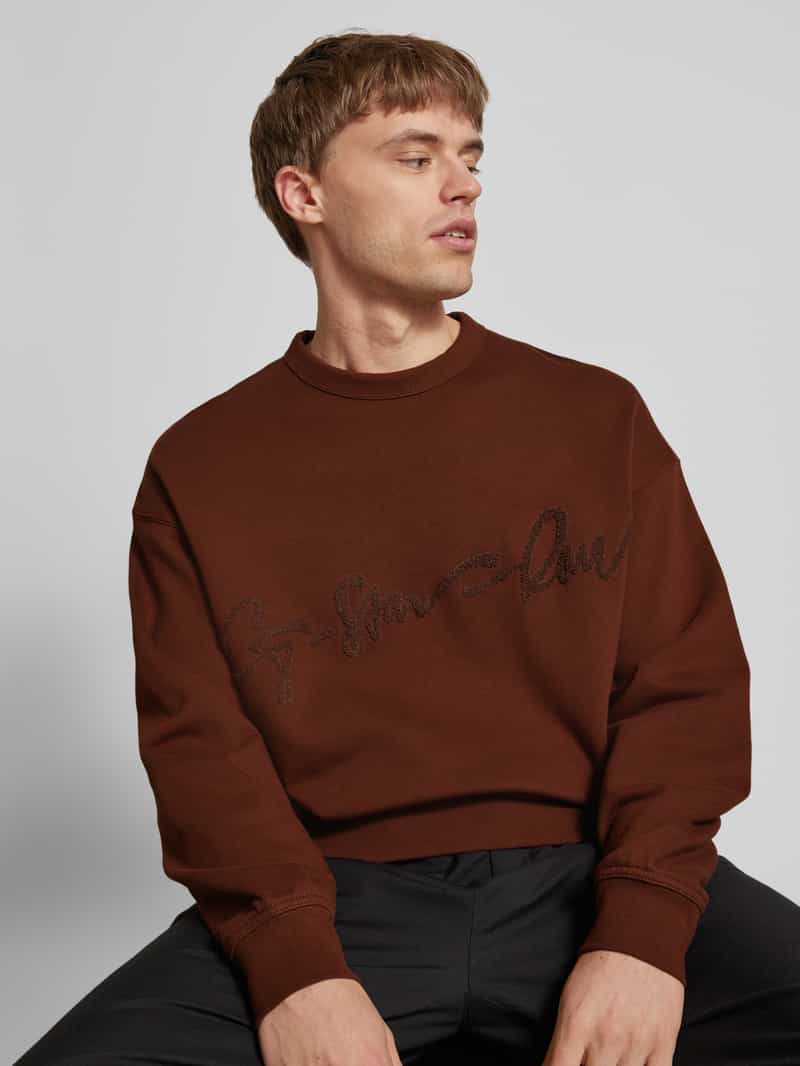 G-Star Raw Sweatshirt met labelstitching