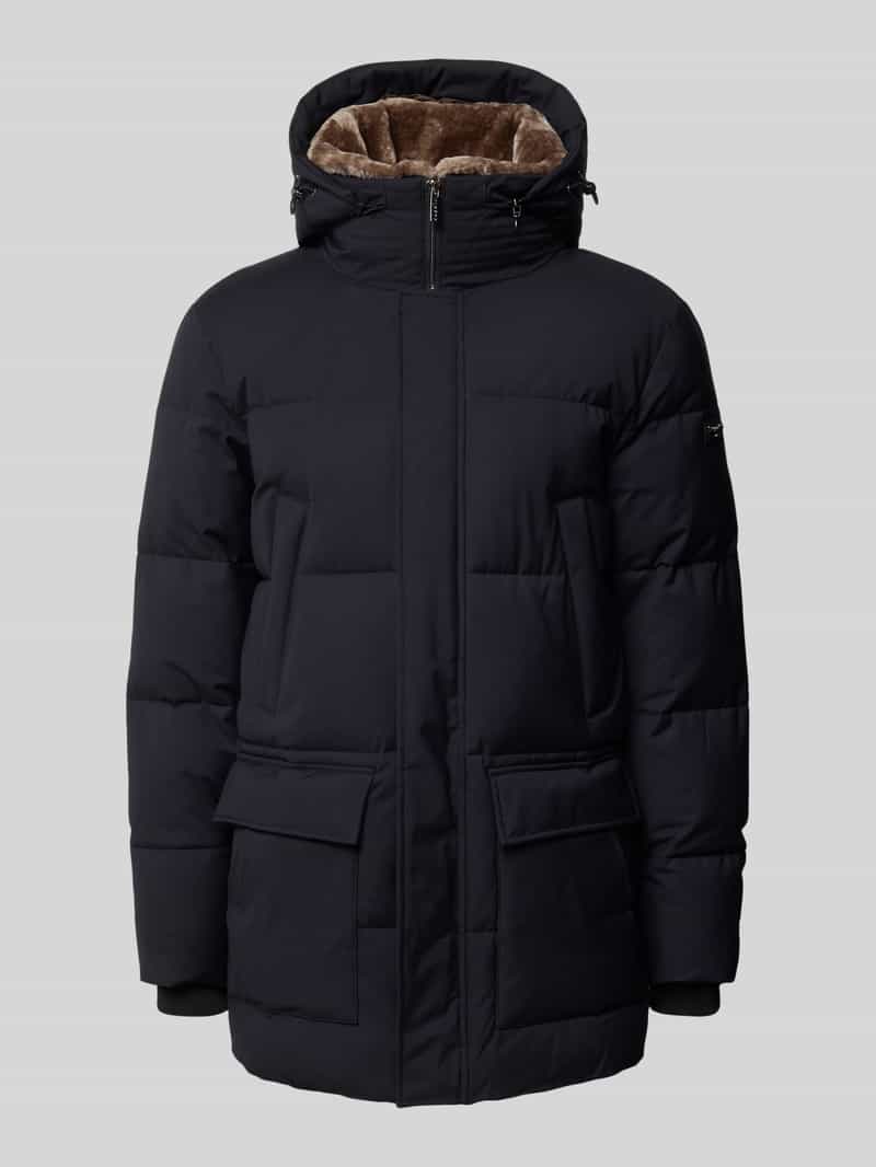 Gewatteerde jas Bugatti donkerblauw