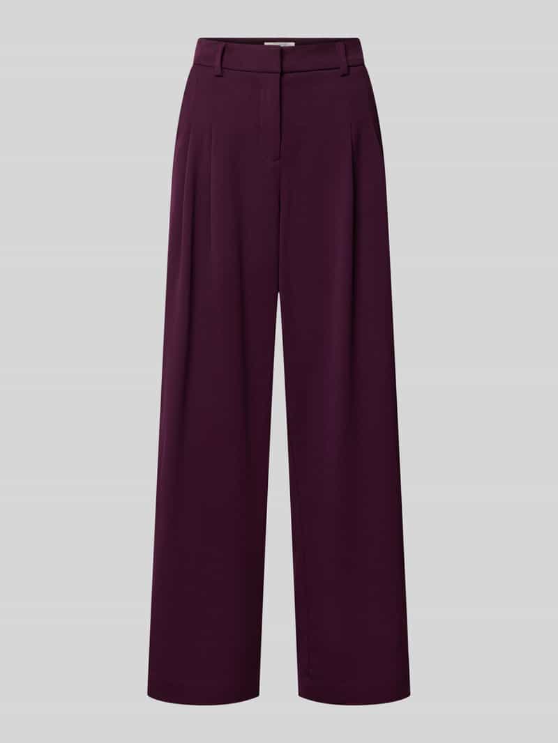 MSCH Copenhagen Wide leg bandplooibroek model 'Henrika'